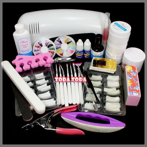 Mega Kit Completo Unhas De Gel 9w Com Primer