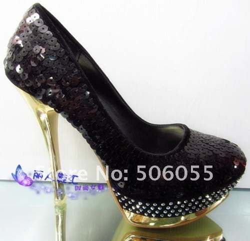 Peep Toe Strass e lantejoulas (ref:ASP16)